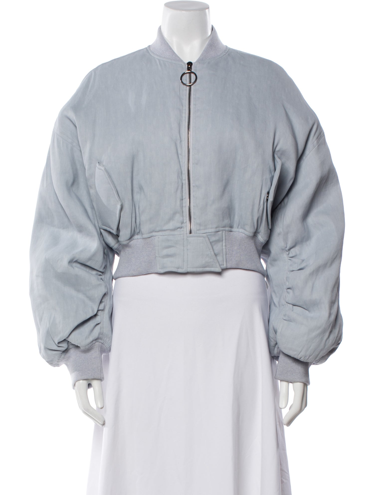 Off-White 2020 Linen Bomber Jacket