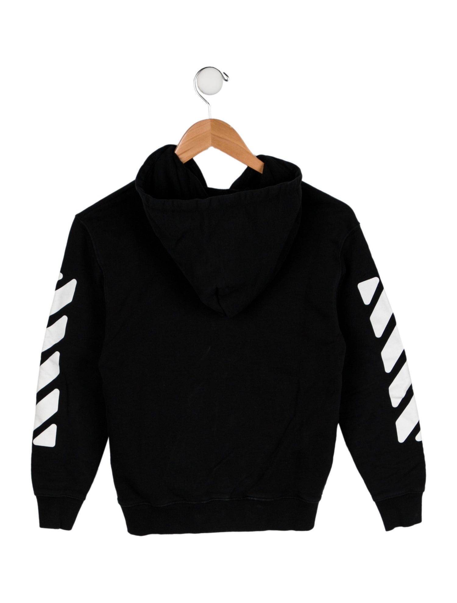 Off-White Diagonals Zip-Up Sweatshirt