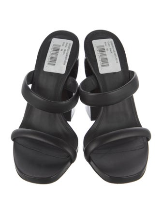 Off-White Leather Slides