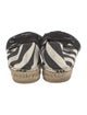 Off-White Canvas Striped Espadrilles