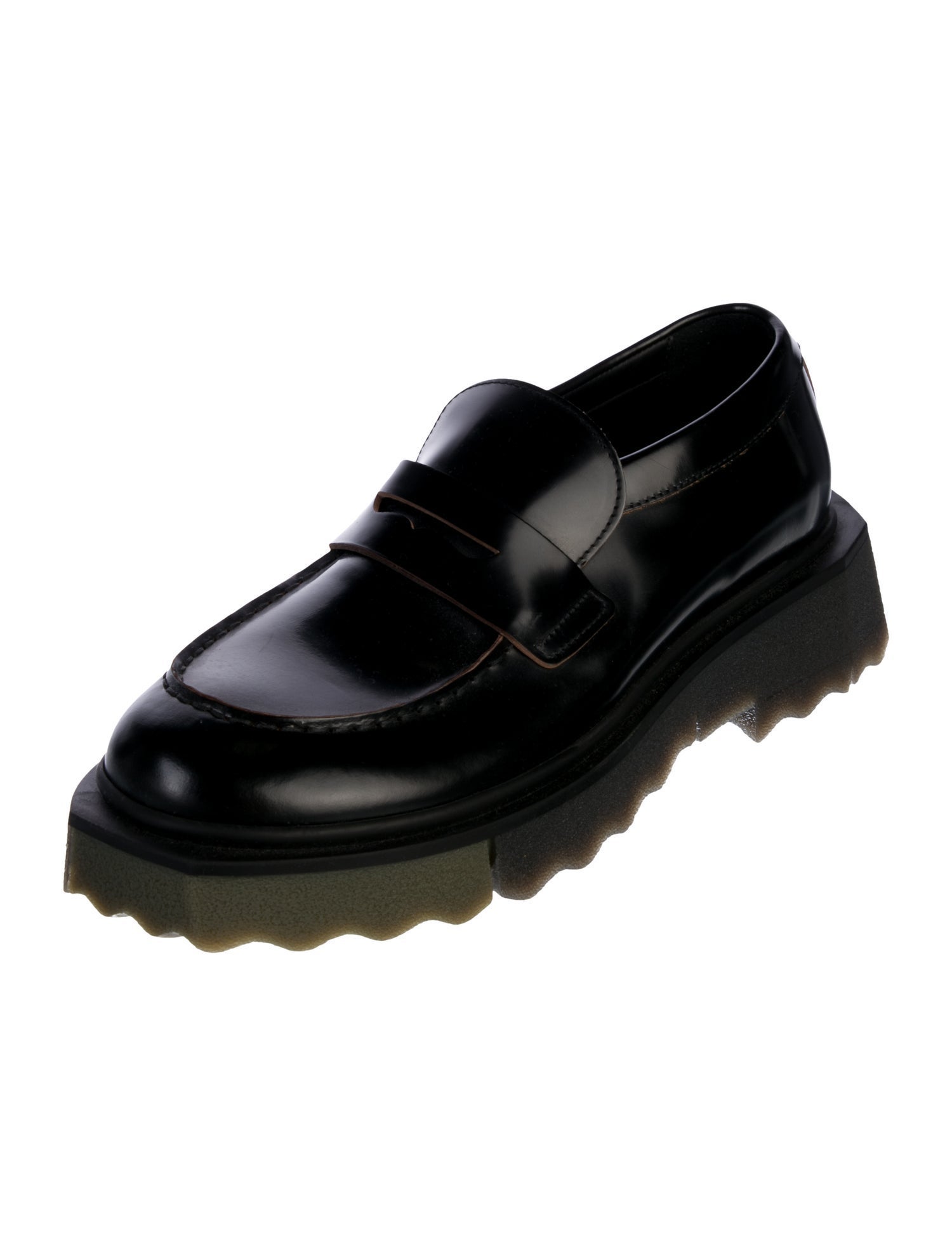 Off-White Patent Leather Loafers
