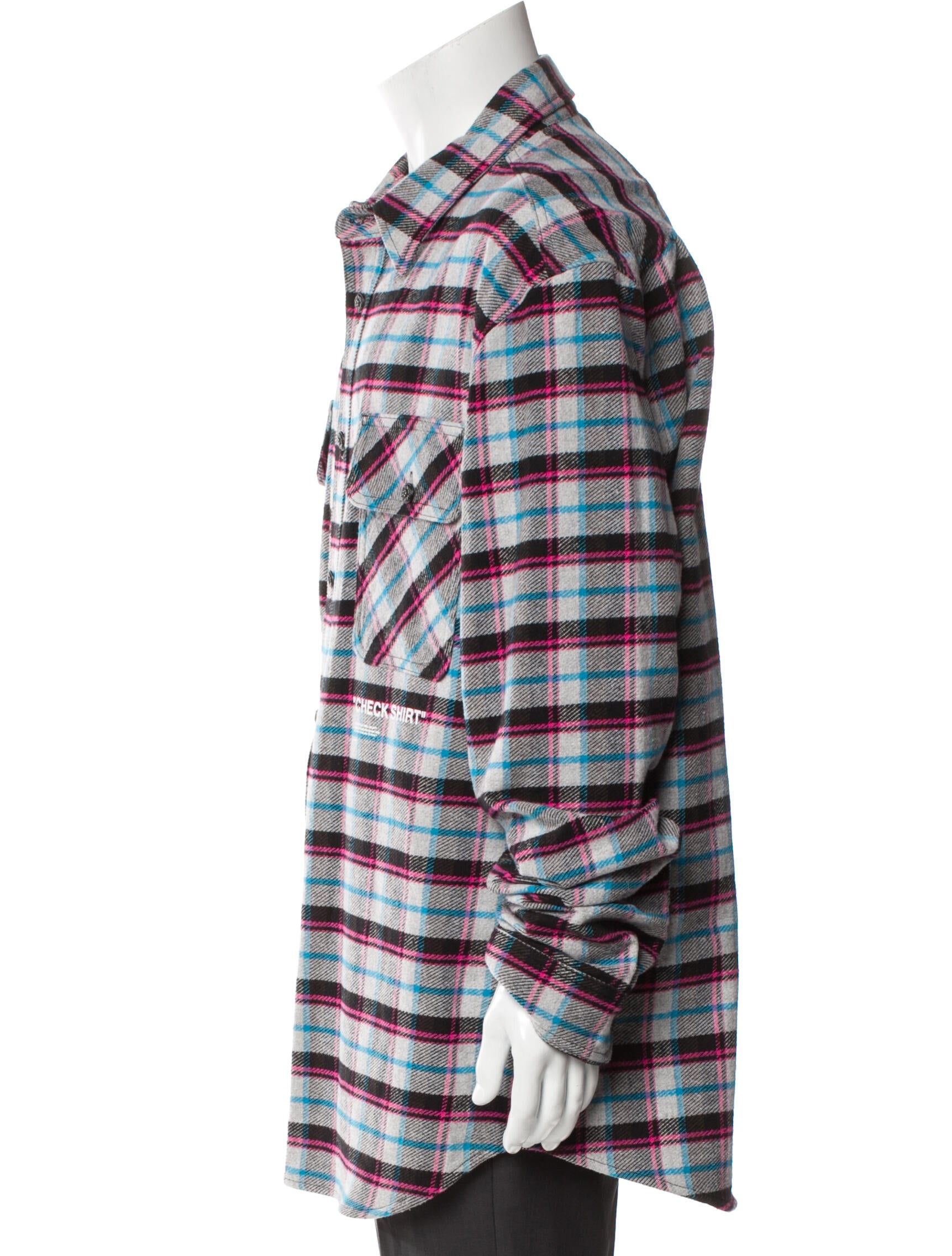 Off-White 2018 Plaid Print Shirt