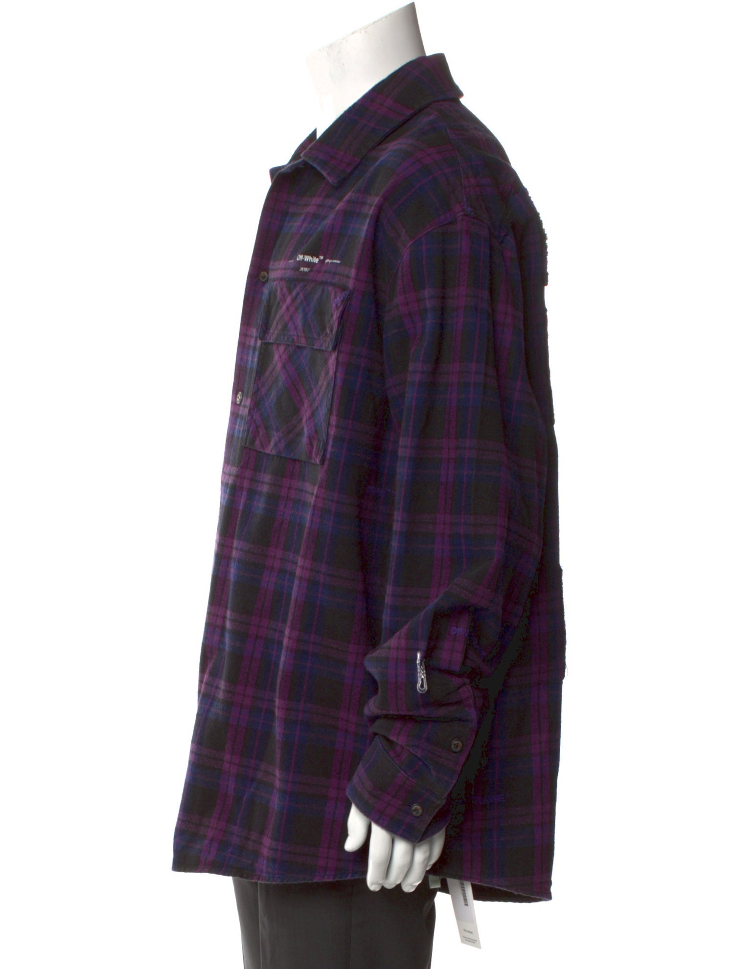 Off-White 2020 Plaid Print Shirt