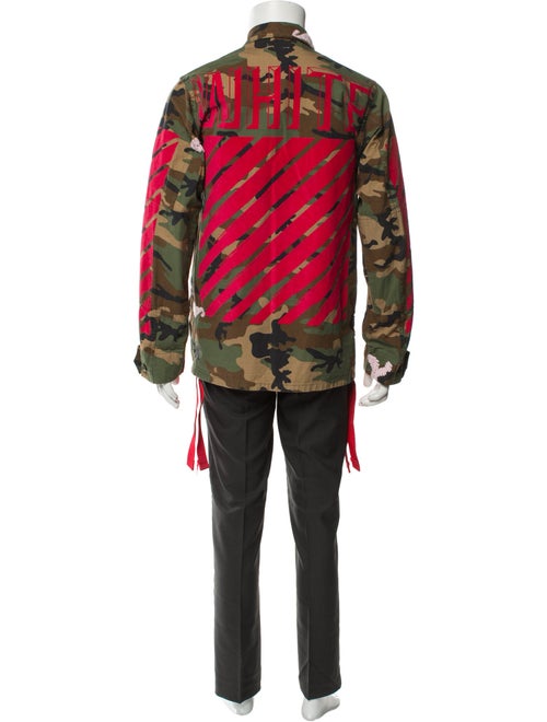 Off-White Diagonals Camouflage Print Utility Jacket