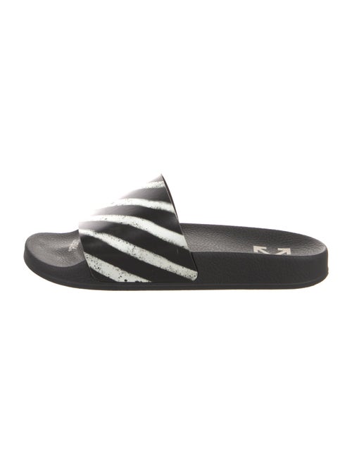 Off-White Spray Diagonals Rubber Slides