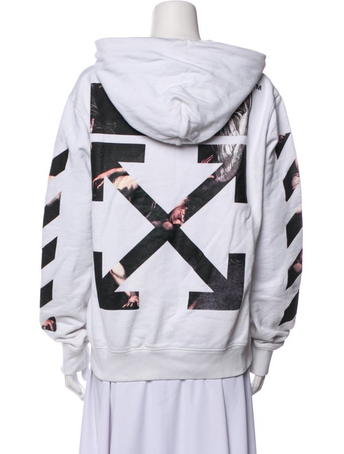 Off-White 2020 Caravaggio Arrows Logo Hoodie