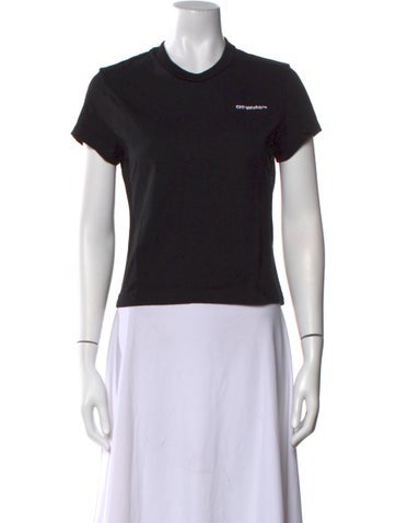 Off-White Tops Logo Graphic Print T-Shirt M