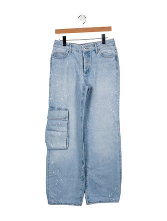 Off-White 2023 Wide Leg Jeans