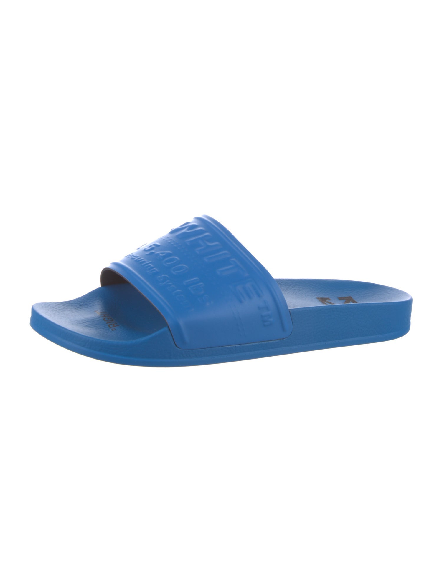 Off-White 2021 HF Pool Slide 'Blue' Slides w/ Tags