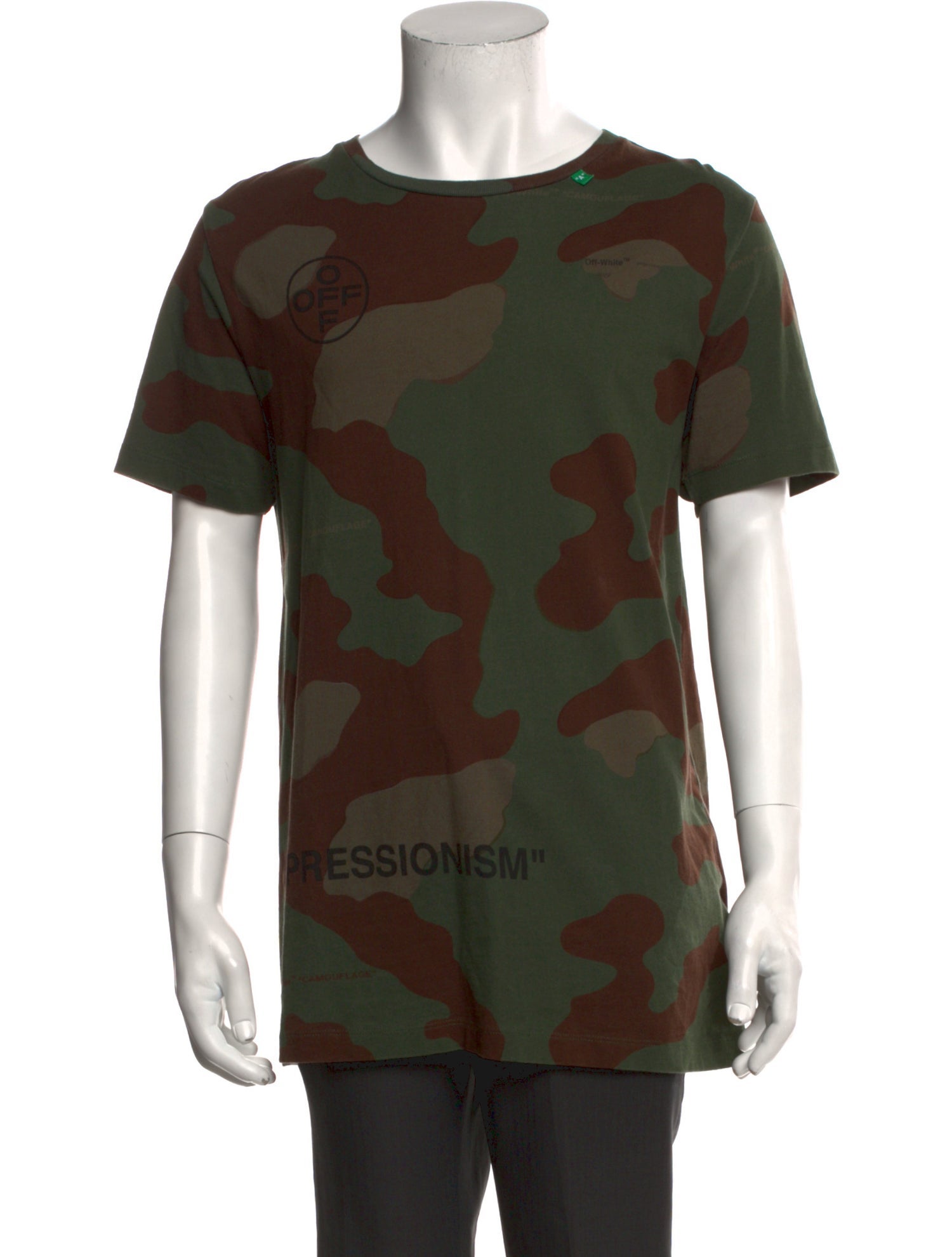 Off-White 2019 Camouflage Print T-Shirt