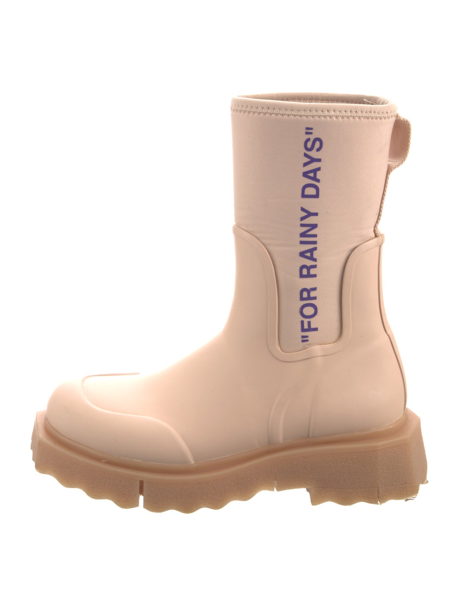 Off-White 'For Rainy Days' Rubber Rain Boots