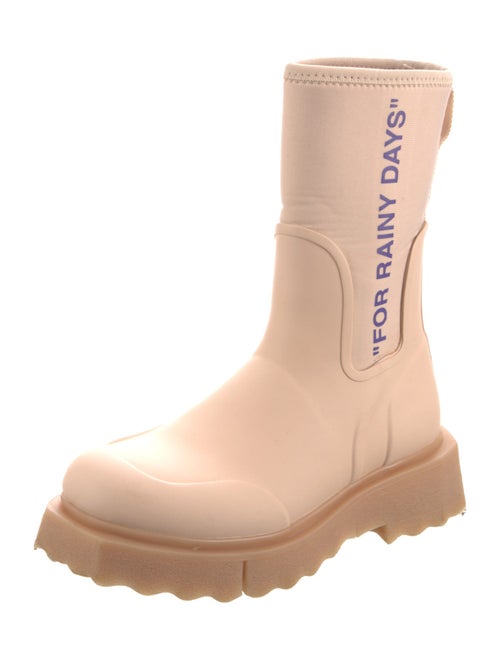 Off-White 'For Rainy Days' Rubber Rain Boots