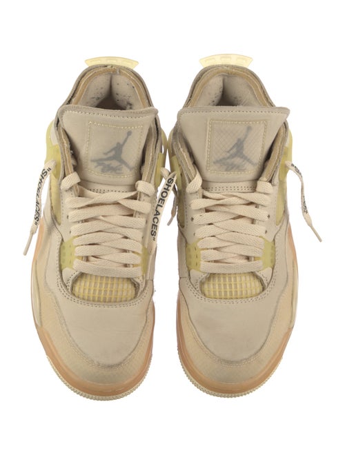 Off-White x Jordan 4 Retro 'Sail' (W) Sneakers