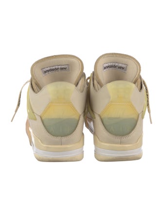 Off-White x Jordan 4 Retro 'Sail' (W) Sneakers