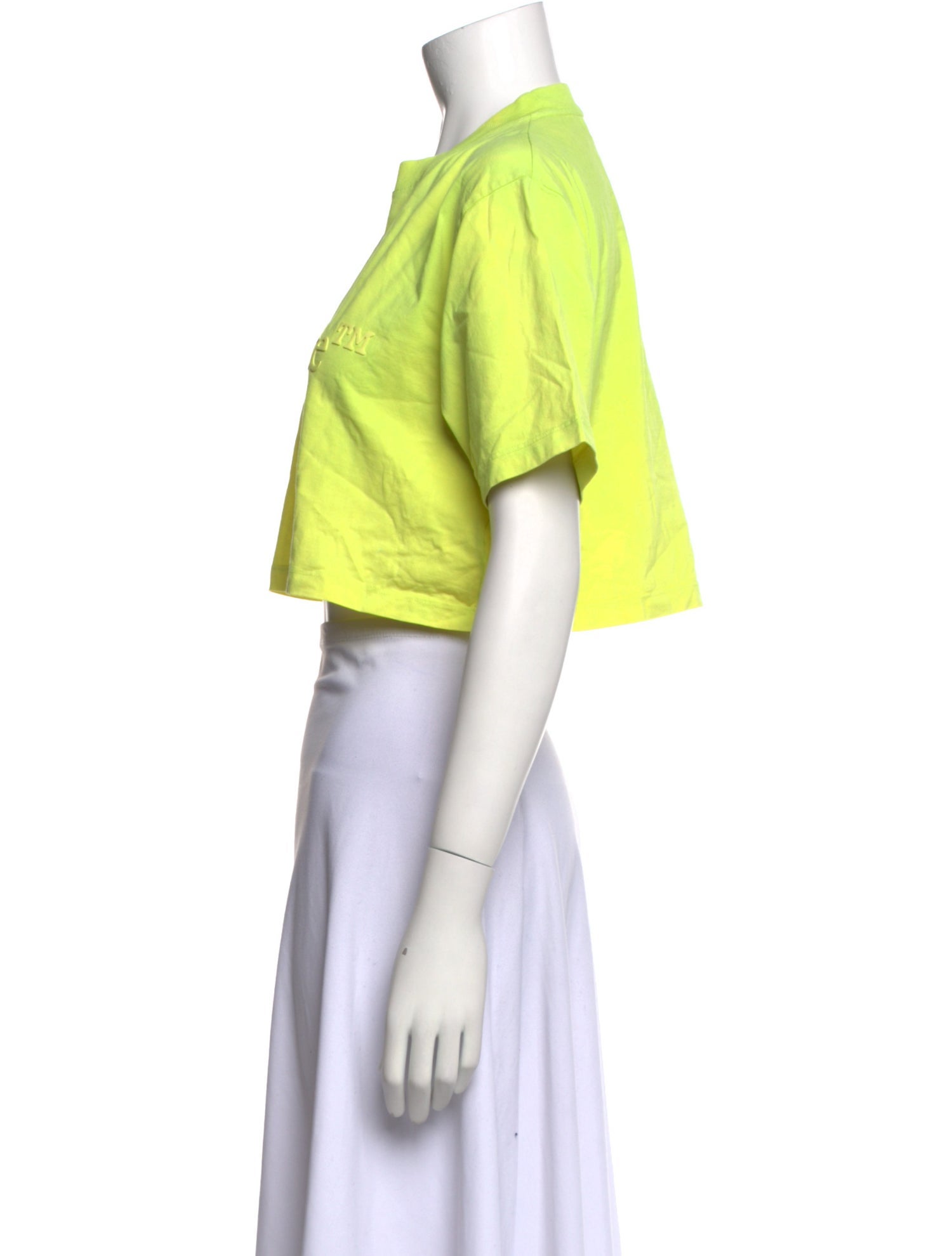 Off-White 2022 Graphic Print Crop Top