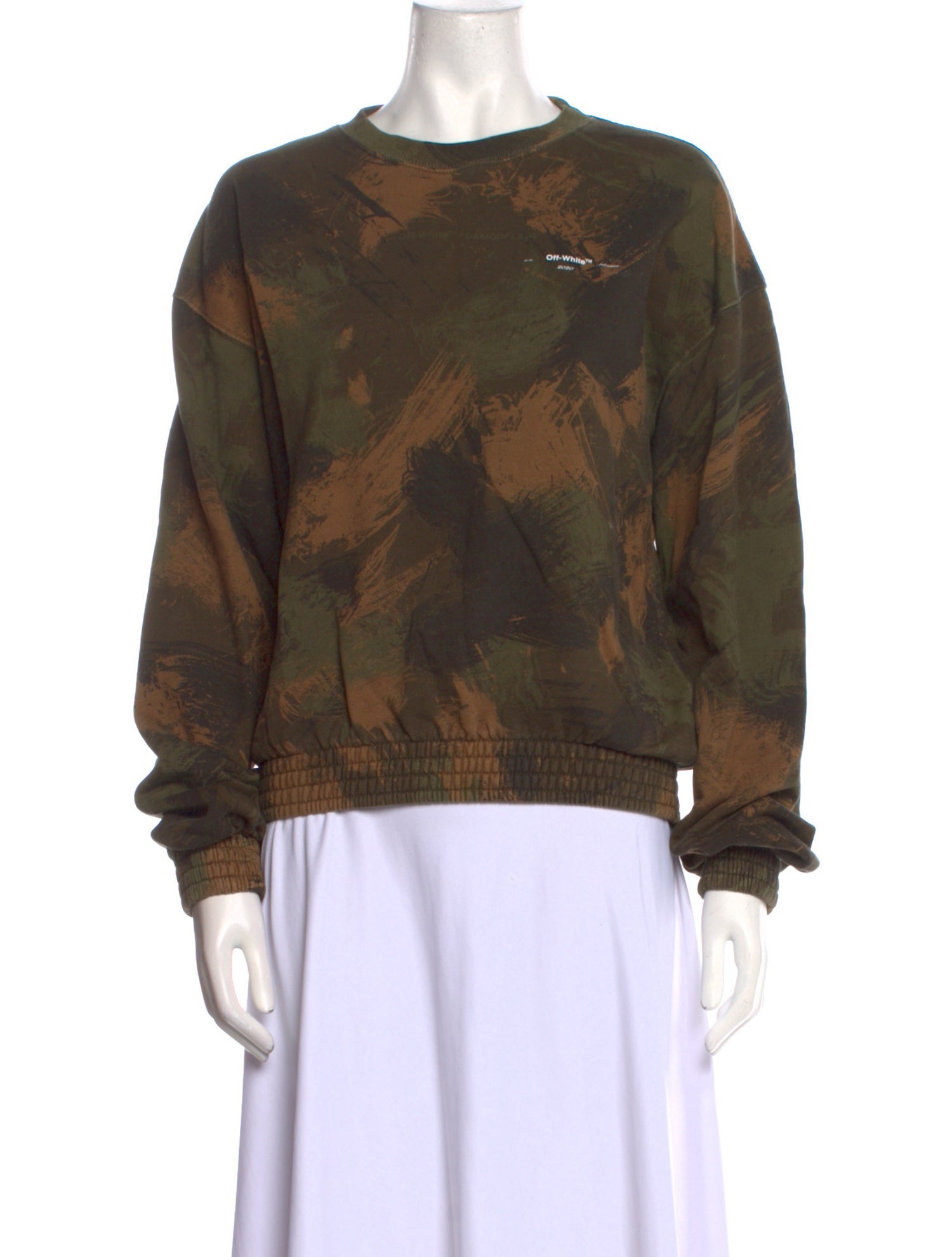 Off-White 2019 Camouflage Print Pullover