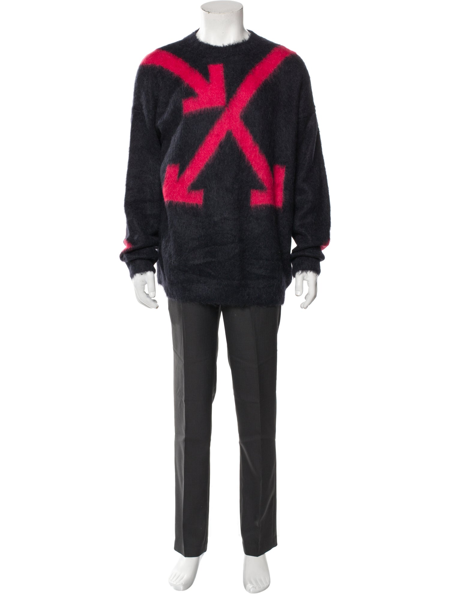 Off-White 2020 Fuzzy Arrows Cardigan