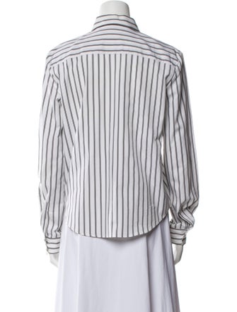 Off-White 2018 Striped Button-Up Top