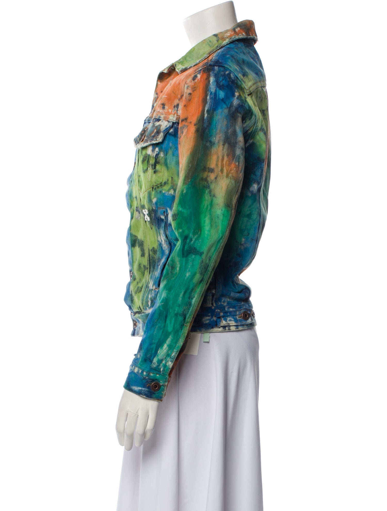 Off-White 2019 Printed Denim Jacket