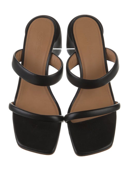 Off-White Leather Slides