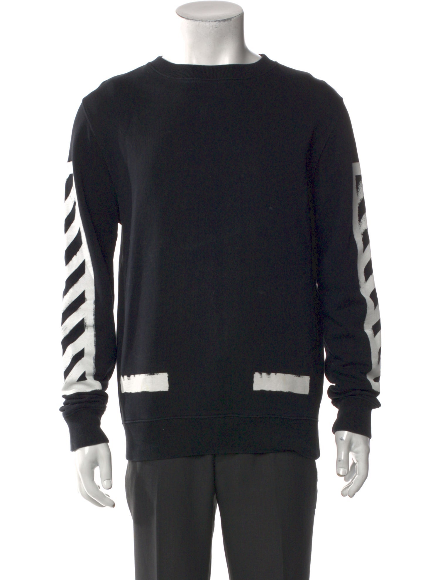 Off-White 2014-2015 Brushed Diagonals Logo Pullover