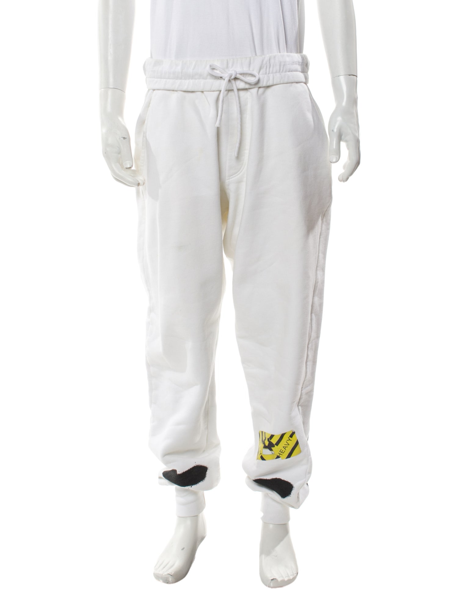 Off-White Spray Diagonals Graphic Print Lounge Bottoms