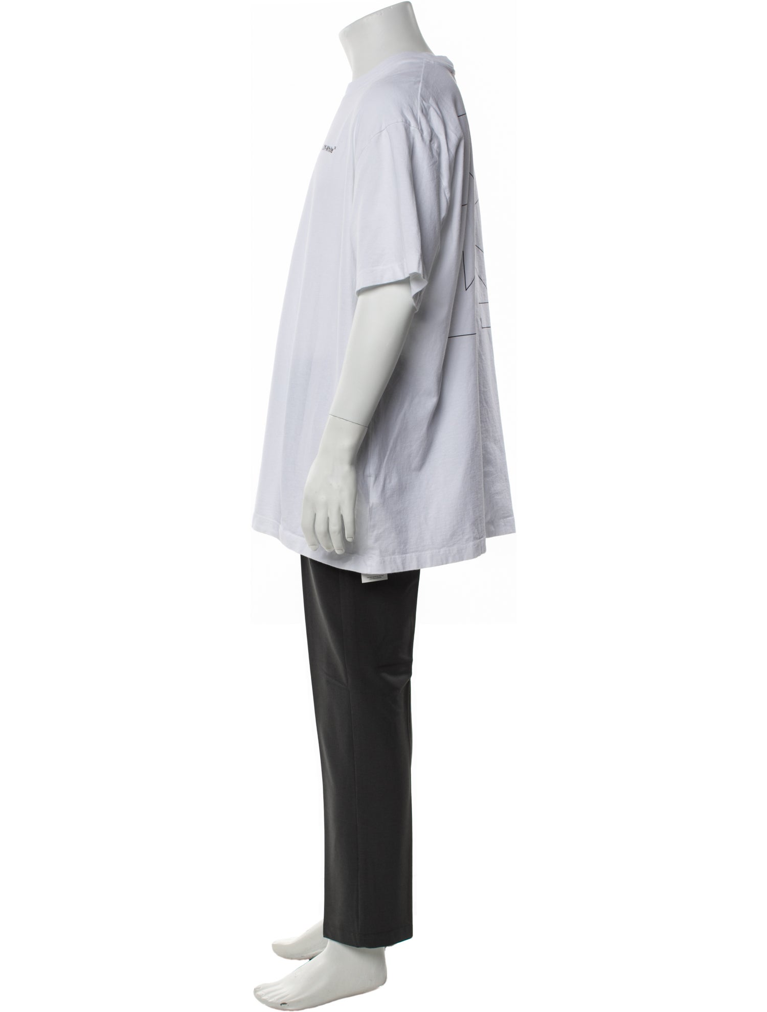 Off-White Crew Neck Short Sleeve T-Shirt