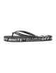 Off-White Rubber Graphic Print Flip Flops