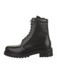 Off-White Leather Combat Boots