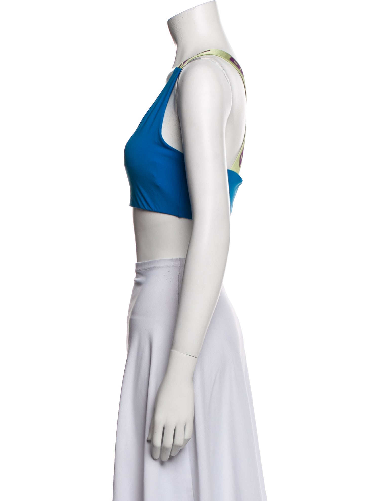 Off-White 2022 Scoop Neck Crop Top