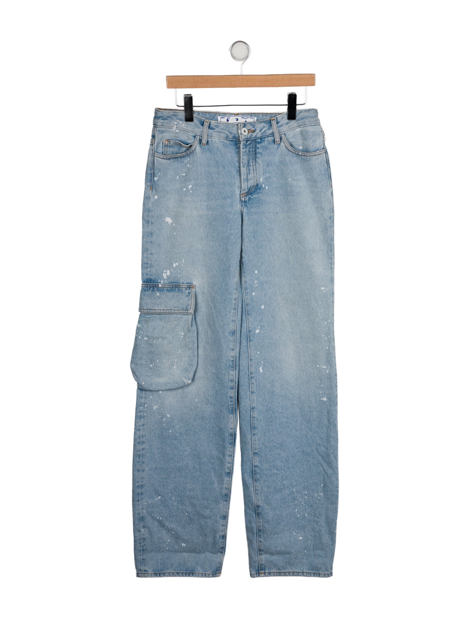Off-White 2023 Wide Leg Jeans