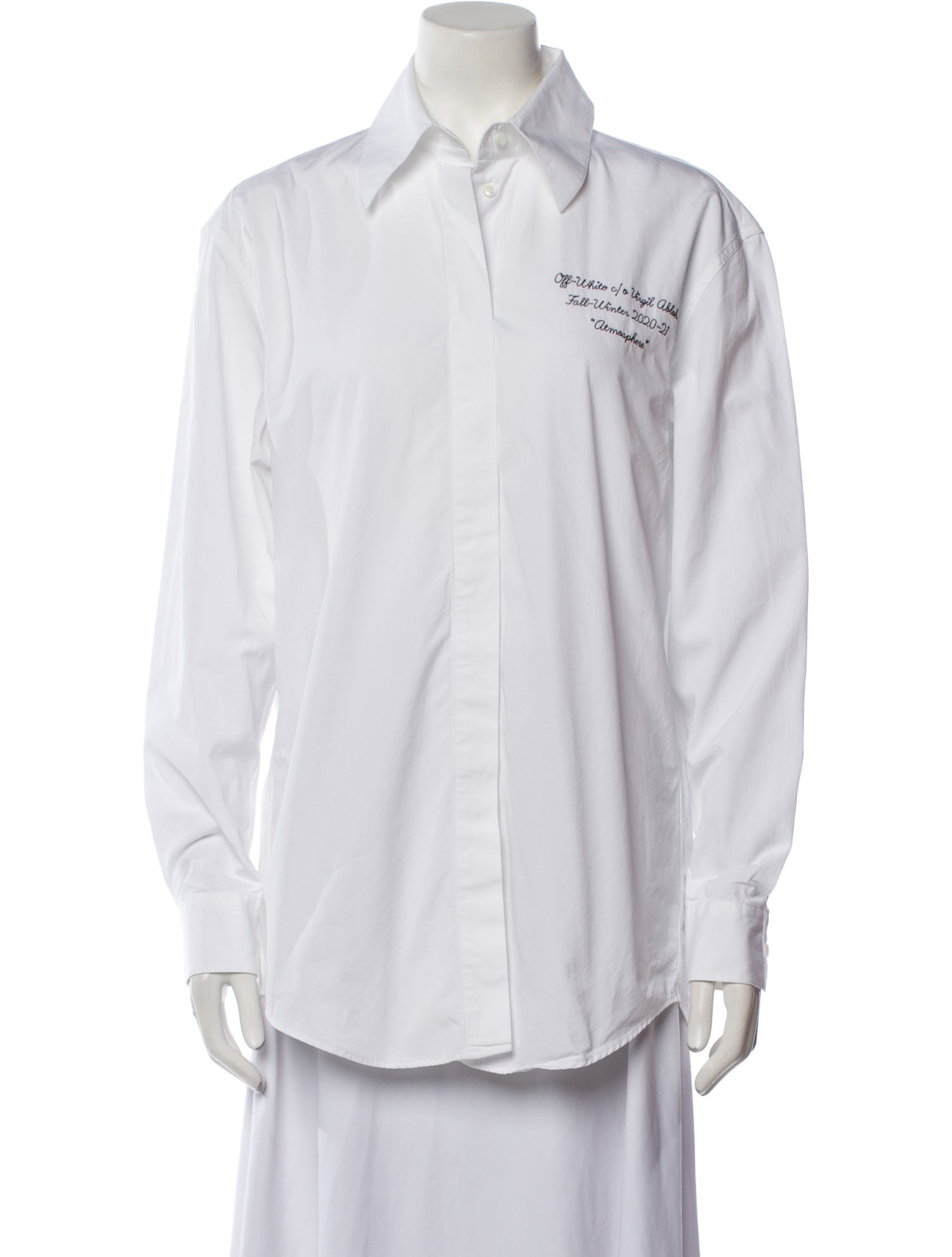 Off-White 2020 Long Sleeve Button-Up Top