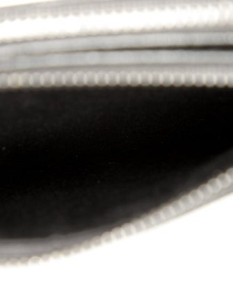 Off-White Leather Diagonals Double Flat Pouch