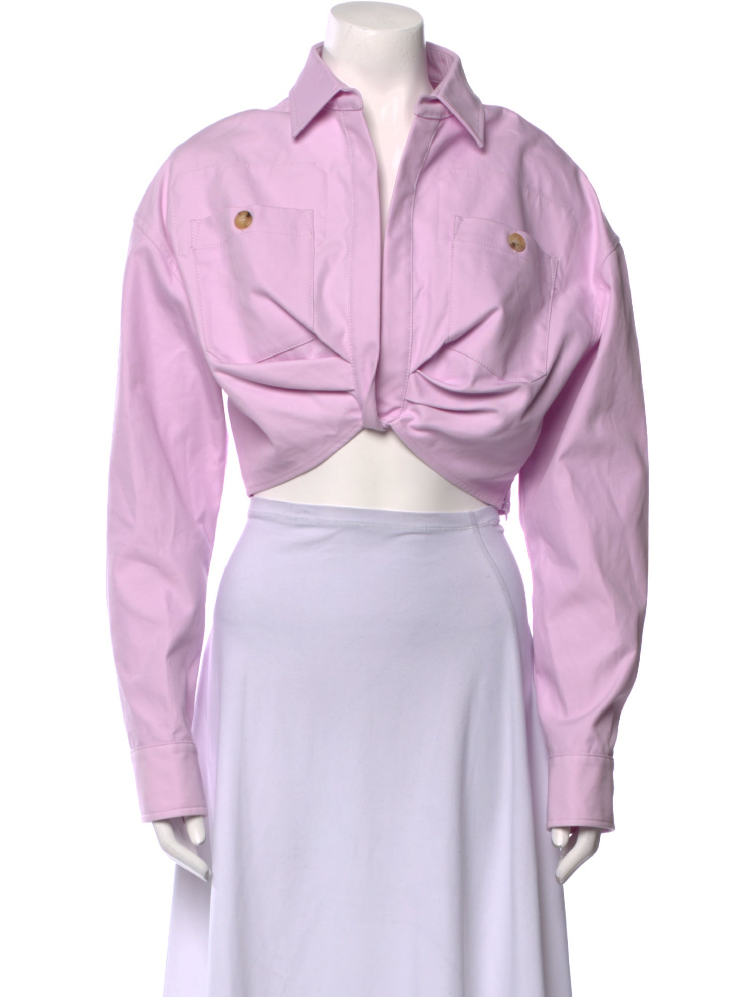 Off-White 2022 Long Sleeve Crop Top