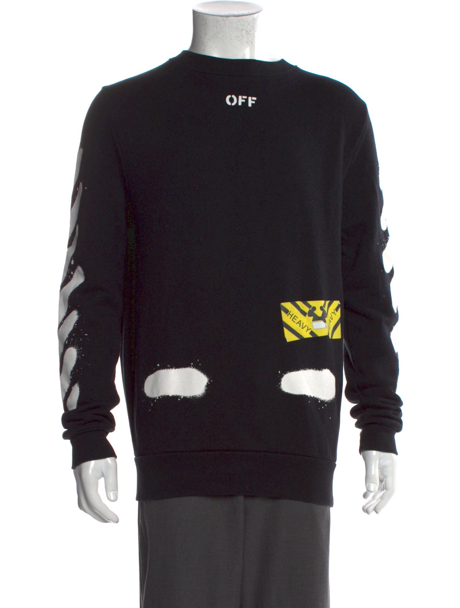 Off-White Diagonals Graphic Print Sweatshirt