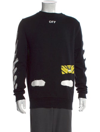 Off-White Diagonals Graphic Print Sweatshirt