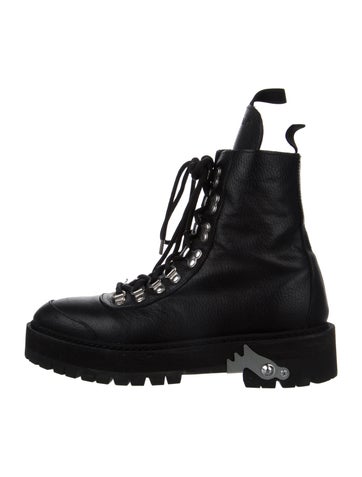 Off-White Boots Leather Combat IT 38 | 8