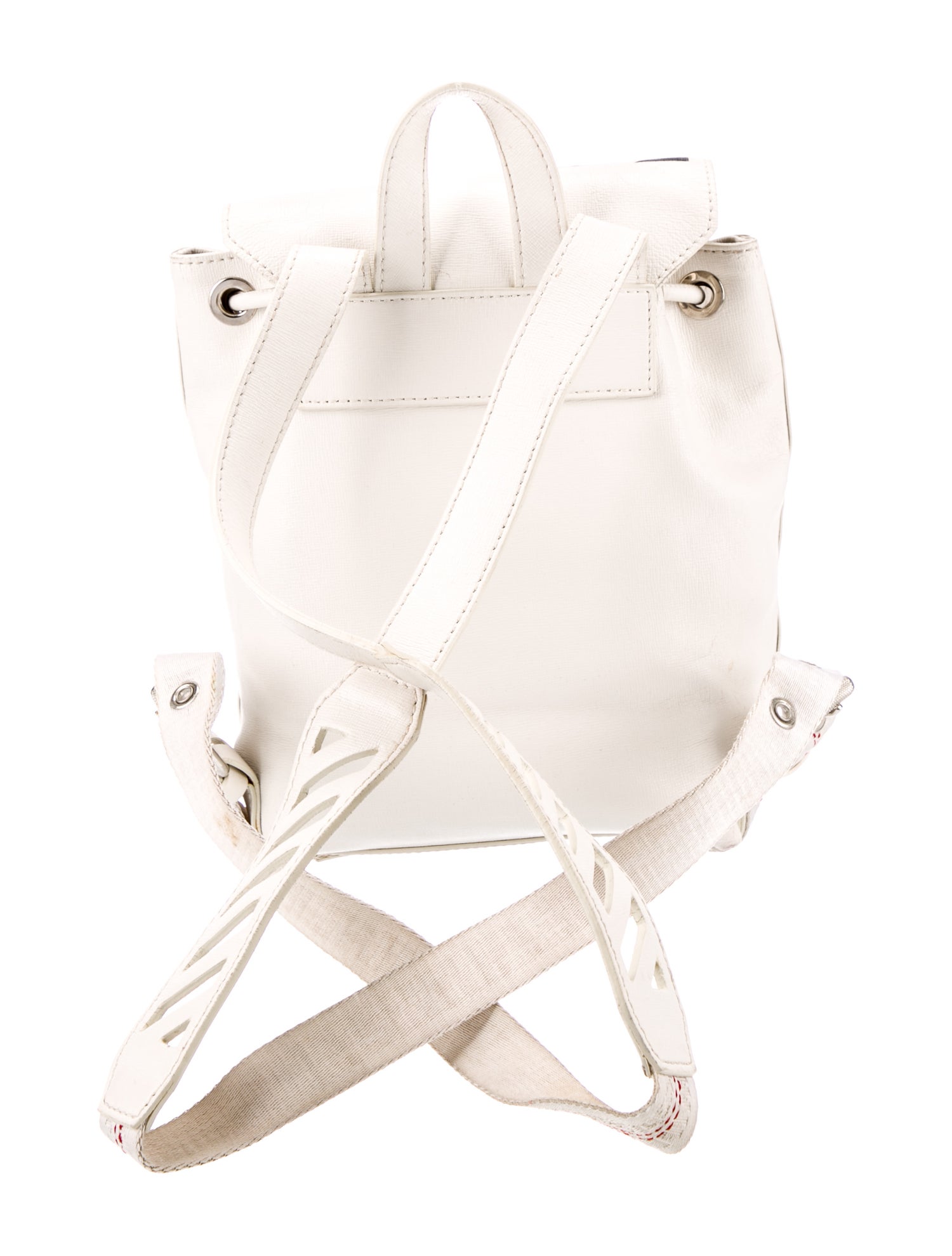 Off-White Leather Backpack