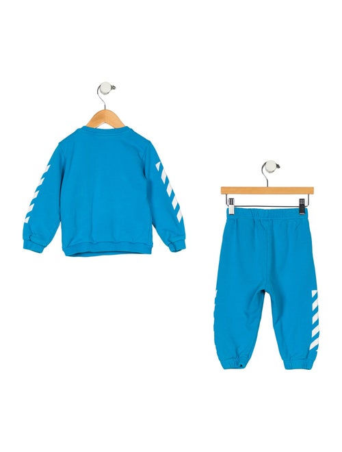 Off-White Toddler Diagonals Logo Sweatpant Set