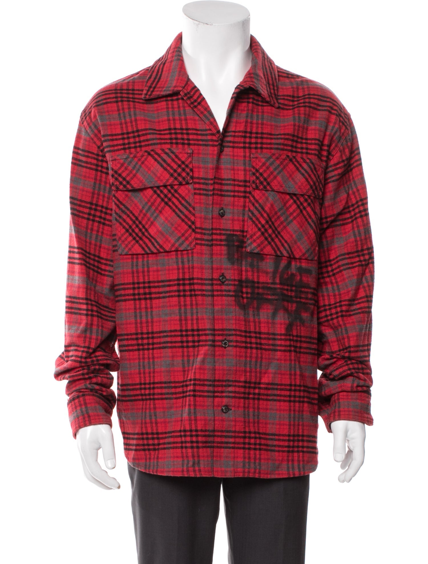 Off-White 2019 Plaid Print Shirt