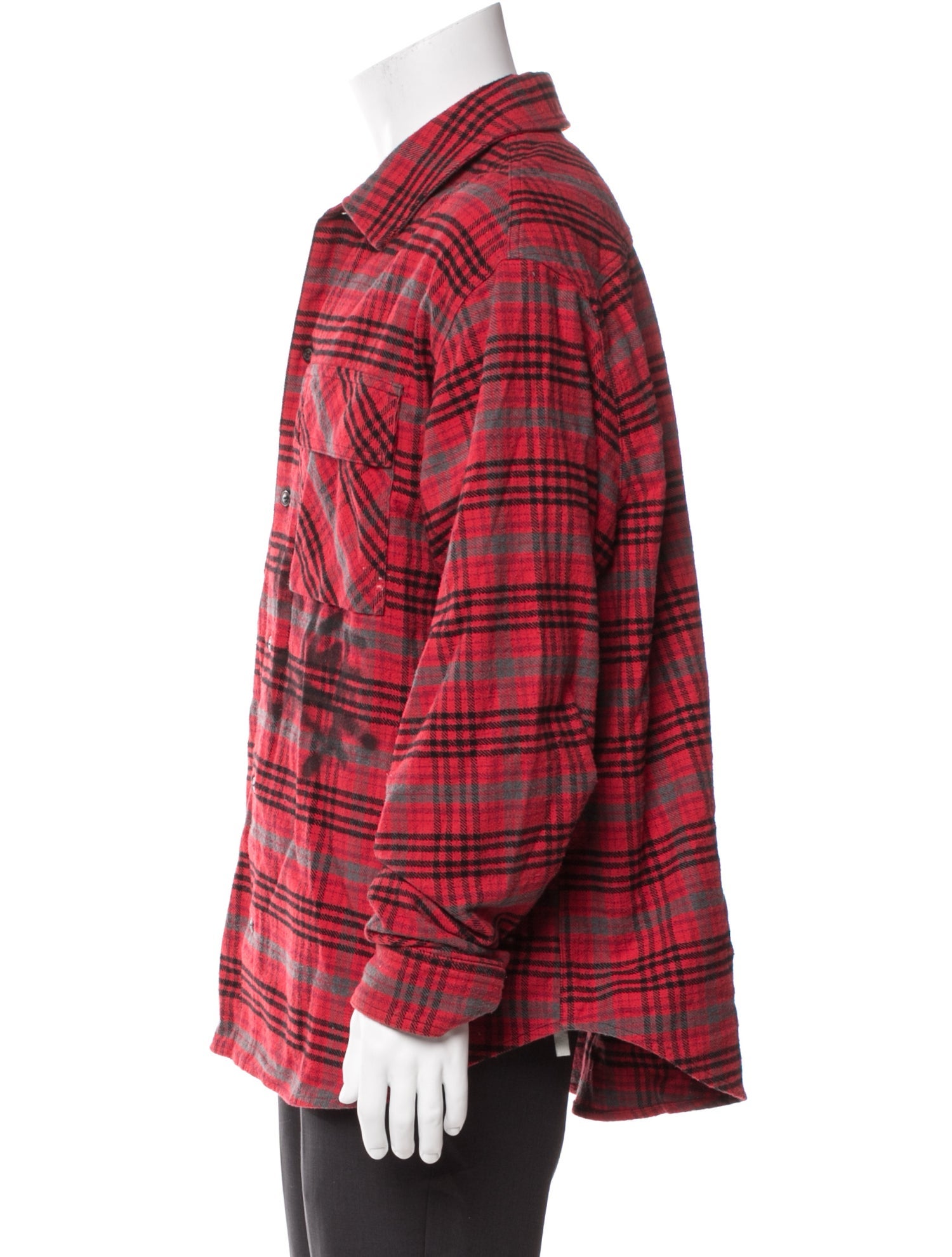 Off-White 2019 Plaid Print Shirt