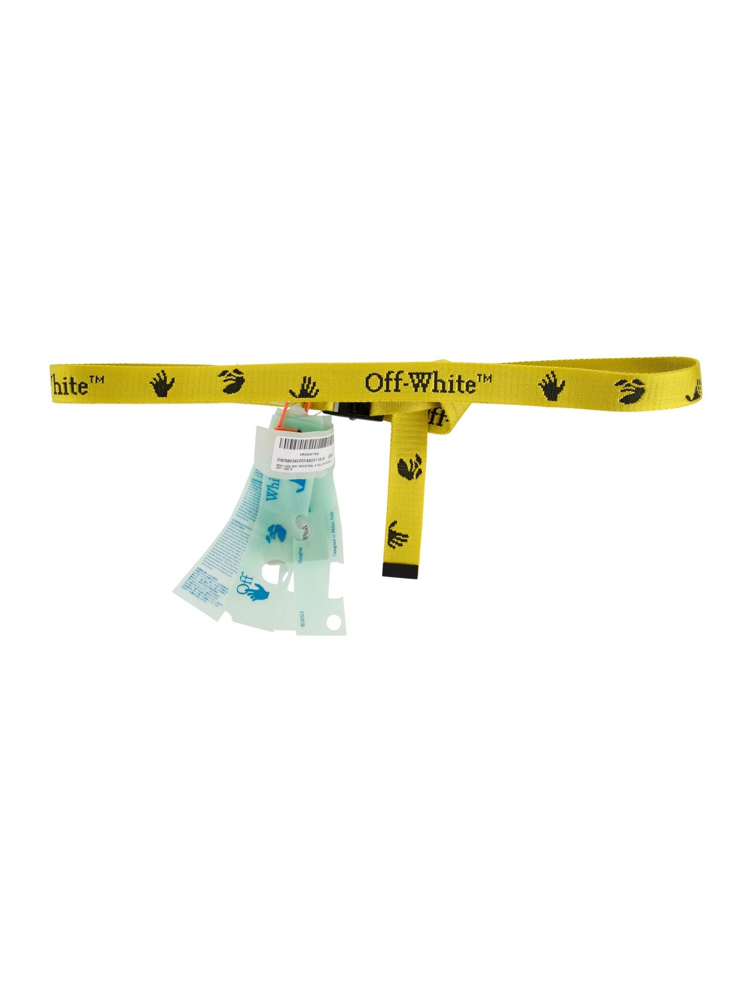 Off-White Industrial Skinny Waist Belt w/ Tags