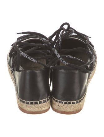 Off-White Leather Espadrilles