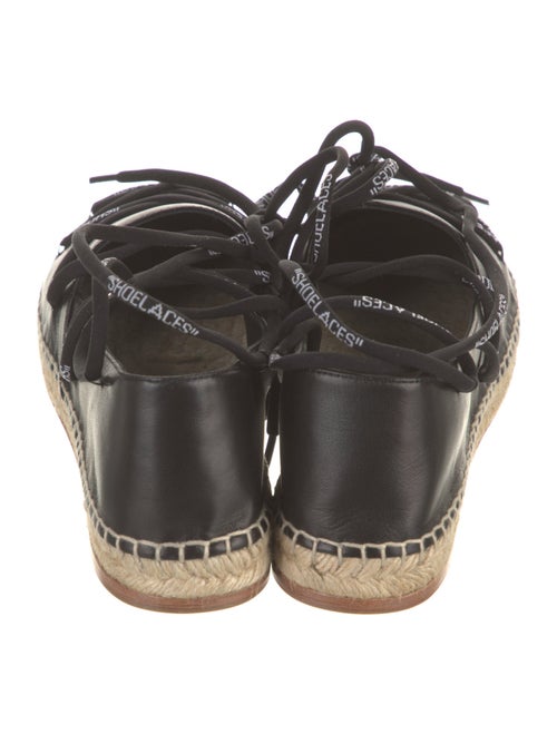 Off-White Leather Espadrilles