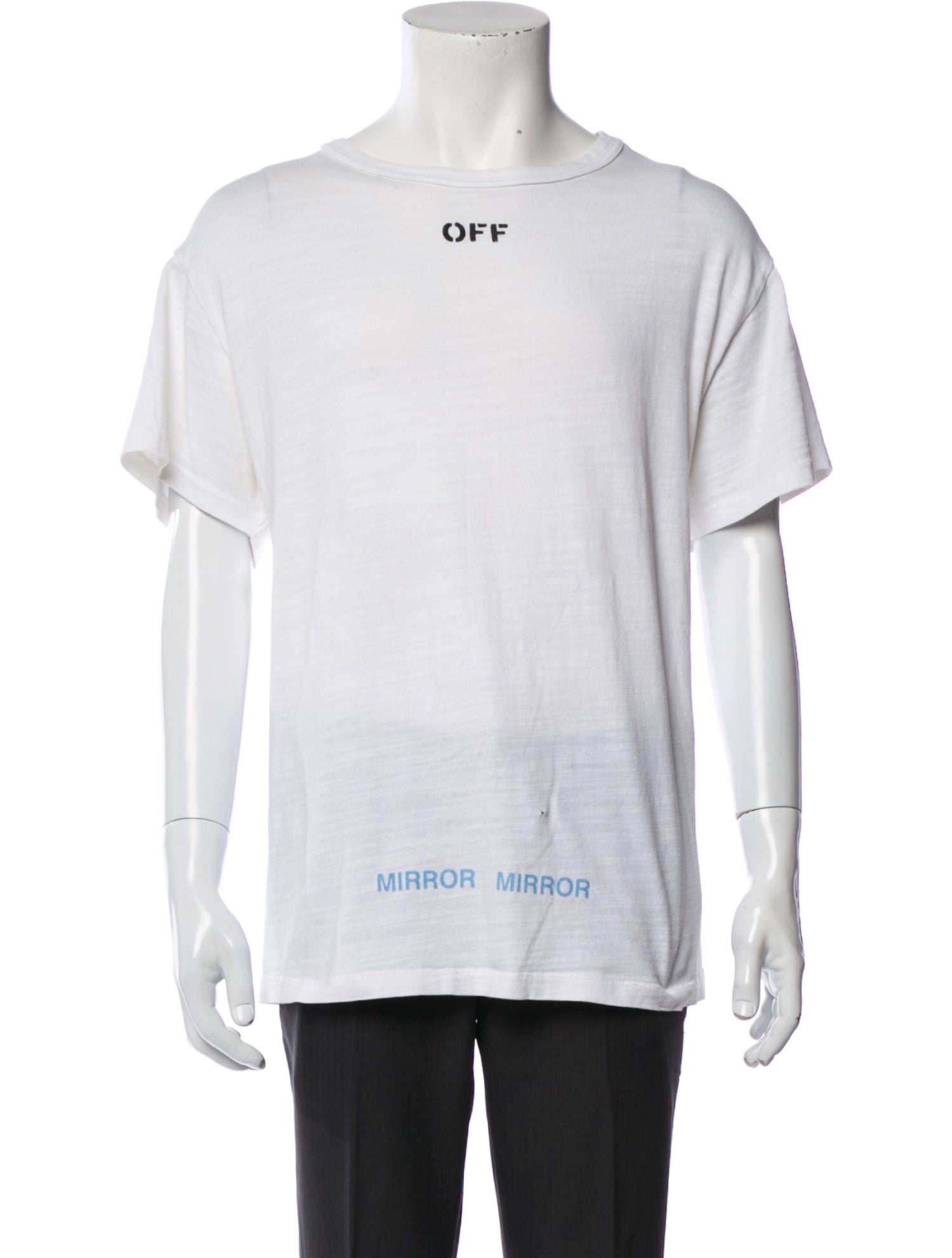 Off-White Graphic Print Crew Neck T-Shirt