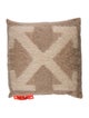 Off-White Large Mohair Arrows Cushion