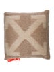 Off-White Large Mohair Arrows Cushion