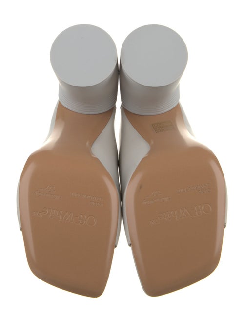 Off-White Spring Soft Leather Slides