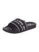 Off-White Terry Cloth Printed Slides