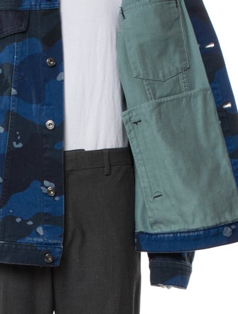 Off-White 2022 Camouflage Print Denim Jacket